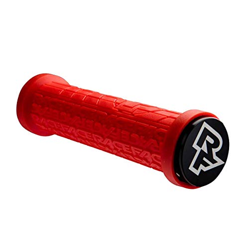 Race Face Manopole Di Bloccaggio 30 Mm Rosso, Ac990082 Unisex, 30Mm