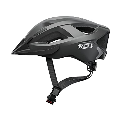 Abus Aduro 2.0 Casco Da Città - Casco Da Bici A Tutto Tondo In Design Sportivo - Adatto Al Traffico Cittadino - Per Uomini E Donne - Grigio Scuro, Tag