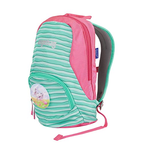 Ergobag Ease Small Kids Backpack Zaino, Unisex Bambini, Minty Stripes, 6 L