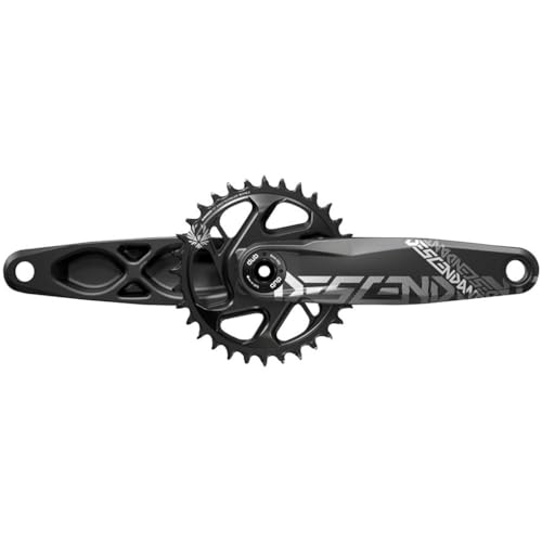 Truvativ Descendant 7K Aluminum Eagle Superboost 12S 32T X-Sync 2 Chainring (Dub Cups/Bearings Not Included), Corona Unisex Adulto, Nero, 170 Mm