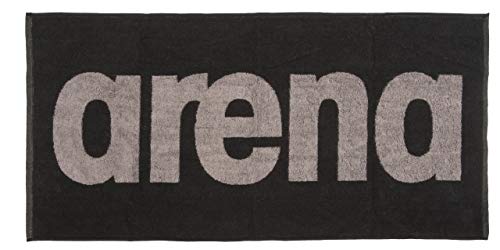 Arena Gym Soft Towel - Asciugamano Misto Nero, Taglia Unica