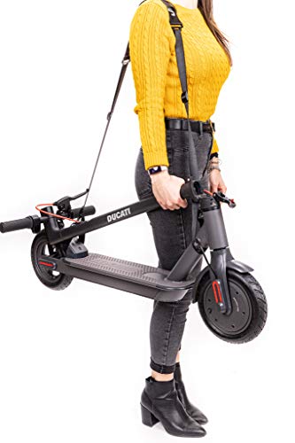 Urban Prime- Scooter Shoulder, Tracolla Trasporta Monopattini Unisex Adulto, Nero, Taglia Unica