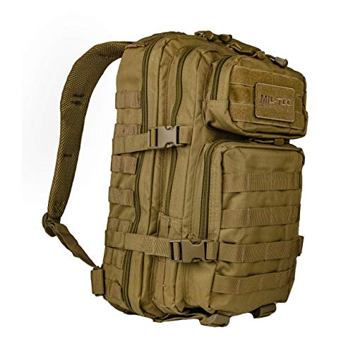 Military Backpack Assault Pack 36L Molle Hiking Coyote Tan
