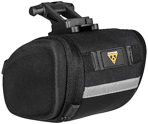 Topeak Fixer F25 Sidekick Wedge Pack - Borsa Da Sella Per Bicicletta, Nero (Black/Black), Taglia Unica