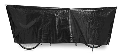 Vk International Fahrradschutzhülle-2260050750, 2260050750-Telo Protettivo Per Bicicletta, Unisex, Per Adulti, 110 X 300 Cm, Colore: Nero, 110 X 300Cm