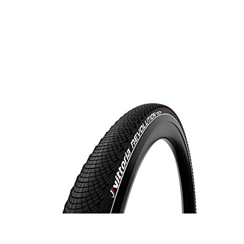Vittoria Rivoluzione Tech, Pneumatico Per Bicicletta Unisex-Adulto, Nero, 700 X 38C