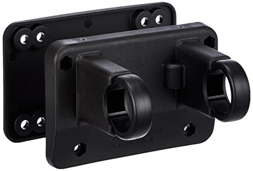 Klickfix Fixed, Rixen & Kaul-Supporto Per Cestino Permanente, Colore Unisex-Adulto, Nero-Nero, Per Barre Standard 22-26 Mm