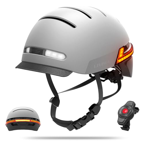 Casco Intelligente Livall, Casco Da Bici Per Adulti Con Luci A Led Anteriori E Luci Posteriori, Altoparlanti Con Microfono Integrati Per Musica E Chia
