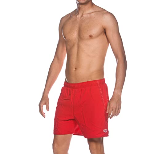 Arena Fundamentals Costume Uomo Mare E Piscina, Costume Da Bagno In Tessuto Ad Asciugatura Rapida, Boxer Mare Con Slip Interno In Rete E Tasche Latera