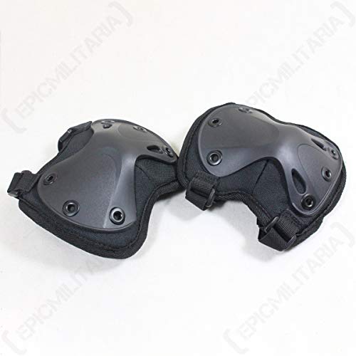 Mil-Tec Gomitiere, 16232302, Unisex Adulto, Nero, Taglia Unica