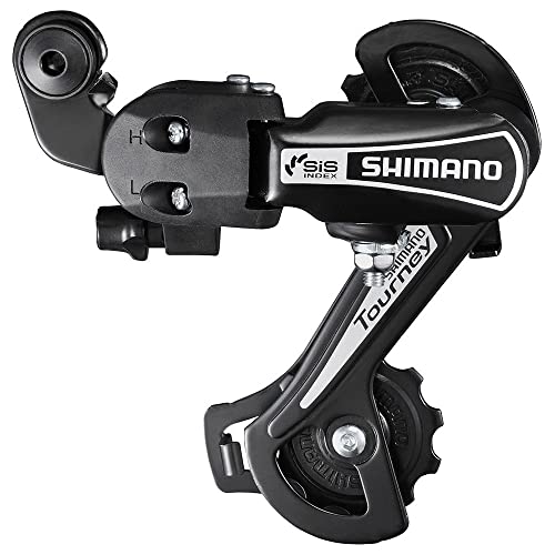 Cycling_Equipment Cambio Dopo. 6V Gs Rd-Ty21 Tourney, Adulti Unisex, Nero (Nero), Unico