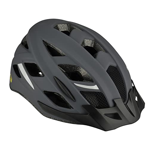 Fischer Urban Levin Casco Da Bicicletta, Unisex, Urban Levin, Grigio/Nero, L/Xl