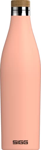 Sigg Meridian Shy Pink Borraccia Termica In Acciaio Inossidabile (0.5 L), Bottiglia Isotermica Non Tossica A Chiusura Ermetica, Thermos Acqua Per Beva