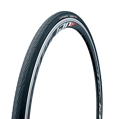 Hutchinson 527731 Fusion 5, Copertoncino Tubeless Ready Strada Pieghevole Unisex Adulto, Nero, 700 X 25 Mm