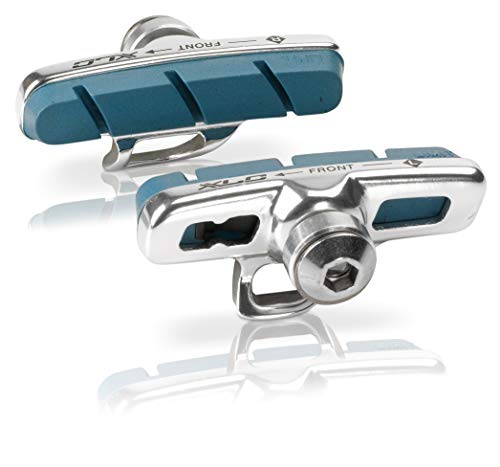 Xlc Bs-R07, Portapattini Dei Freni Da Strada Per Campagnolo Unisex-Adulto, Argento, Blu, 50 Mm