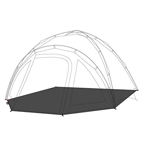 Qeedo Quick Oak 3 Telo Pavimento Per Tenda - Protezione Da Umidità + Danni