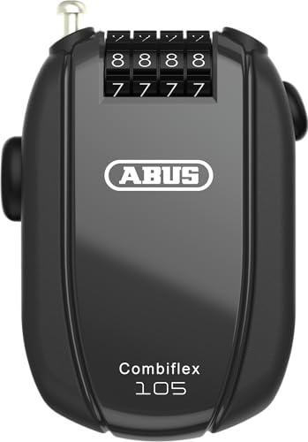 Abus, Antifurto A Cavo Abus Combiflex, Antifurto Per La Sicurezza Di Sci, Caschi, Passeggini E Bagagli, Trip 105, Lunghezza 105 Cm, Spessore 3 Mm, Con