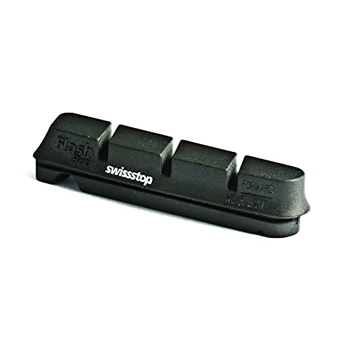 Kit 4 Zapatas Swissstop Flash Negro - Aluminio