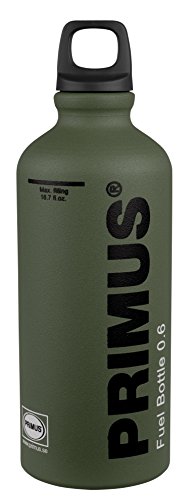 Primus Fuel, Bottiglia Per Carburante In Alluminio Ultraleggera Verde Militare, 0.6 Litri