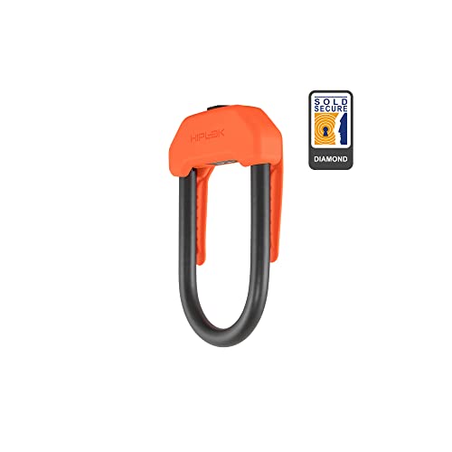 Hiplok Dx, Lucchetto Ad Arco, Unisex, Orange, Chiusura: 15 Cm X 8,5 Cm