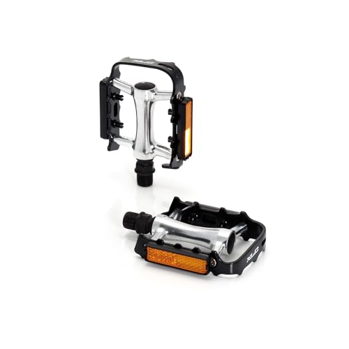 Xlc, Pedale Da Mtb Ultraleggero Pd-M04 Unisex Adulto, Nero/Argento, 20X10X4Cm