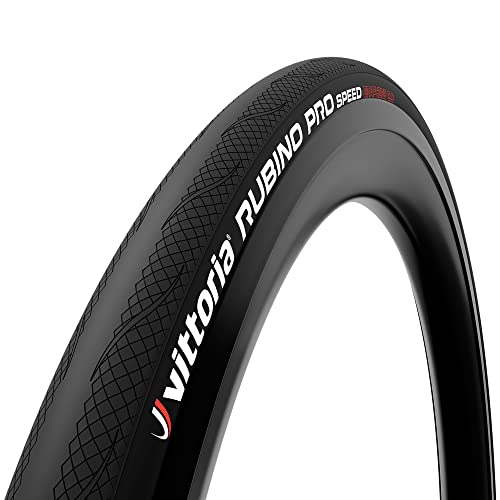 Vittoria Rubino, Copertone Unisex Adulto, Full Black, 700 X 23C