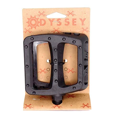 Odyssey P-107-Bk Twisted Pc - Pedale Da 9/16", Colore: Nero