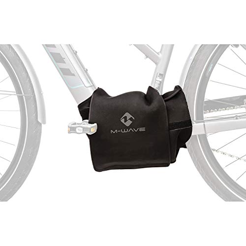 M-Wave E- Protect Center, Coperchio Di Protezione Motore E-Bike Unisex Adulto, Nero