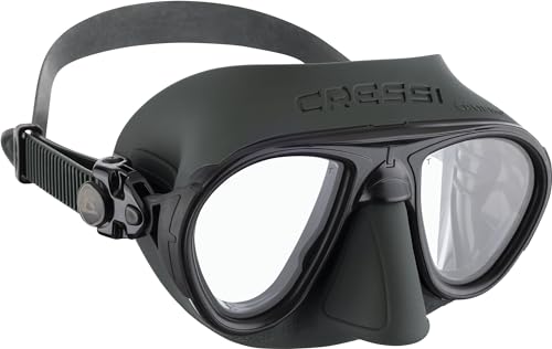 Cressi Calibro Mask, Maschera Subacqua Professionale Antifog Per Apnea Immersioni Unisex Adulto, Verde/Verde, Taglia Unica