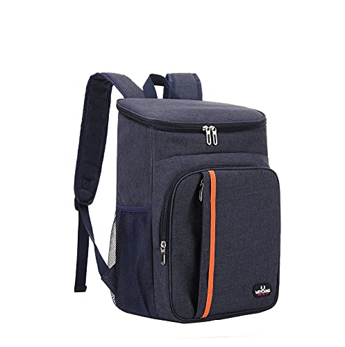 Zaino Termico Frigo 22L, Borsa Termica Porta Pranzo, Borsa Frigo Isoterma Impermeabile O Cibi E Bevande Refrigerati Per Picnic Escursionismo Campeggio