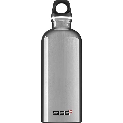 Sigg Traveller Alu Borraccia Alluminio (0.6 L), Borraccia Colorata Ermetica E Priva Di Sostanze Nocive, Borraccia Acqua Leggerissima In Alluminio