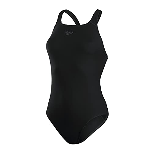 Speedo Eco Endurance+ Medalist Costume Intero, Donna, Nero, 46 It