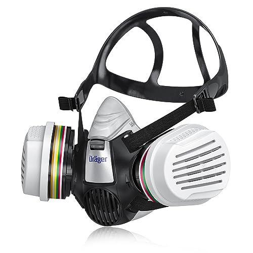 Dräger X-Plore 3300 Semi-Maschera Di Protezione Delle Vie Respiratorie Per Lavorare Con Sostanze Chimiche, Gas, Vapori, Polveri Sottili O Particelle C