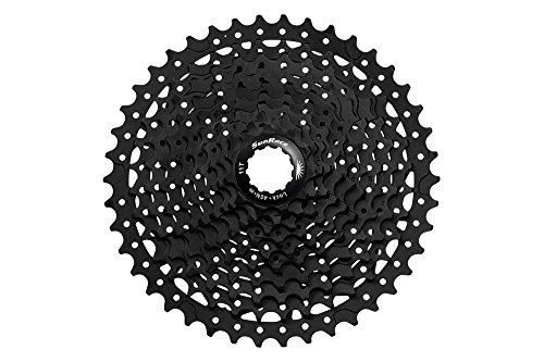Sunrace Ms, Ruota Libera 10V Unisex Adulto, Nero, 11-40D
