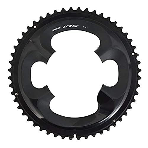 Shimano 4550170468026, Ingranaggio Shim 50 Denti Fc-R7000 11 Veloc. Unisex-Adulto, Nero, 105 50/34