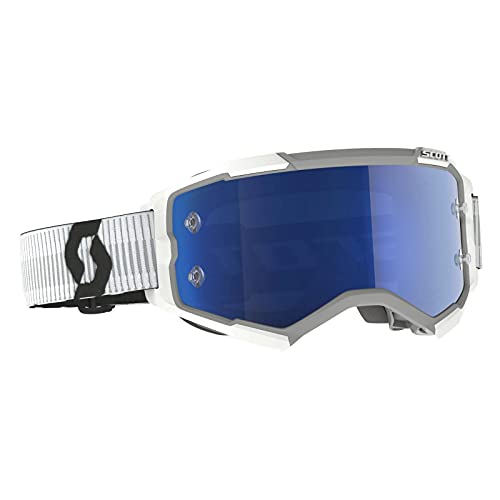 Scott Goggle Fury White Blu Chr Work