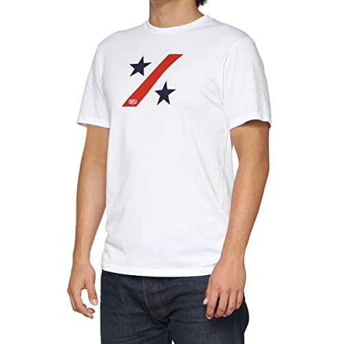 100% T-Shirt Alva, White S, Ricambi Unisex Adulto, Multicolore, Taglia Unica
