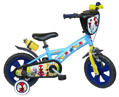 Albri 12 Pollici, Bicicletta Spidey Bambino, Multicolor