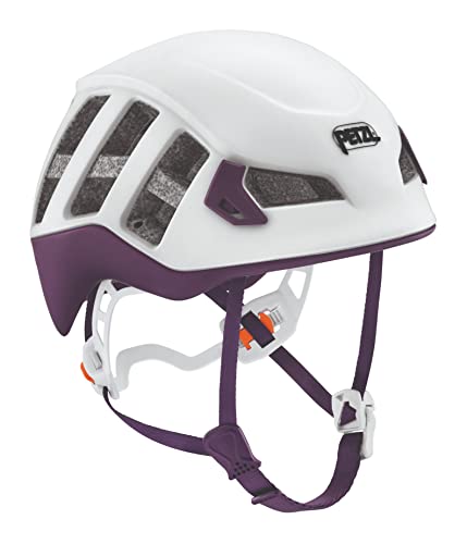 Petzl Meteora, Casco Da Arrampicata E Alpinismo Donna, Bianco/Viola, U