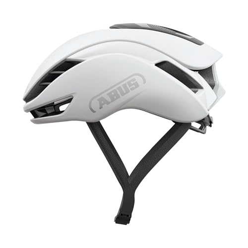 Abus, Casco Per Bici Da Corsa Abus Gamechanger 2.0, Casco Aerodinamico Ad Alte Prestazioni Con Ventilazione Ottimizzata, Unisex, Taglia S, Bianco