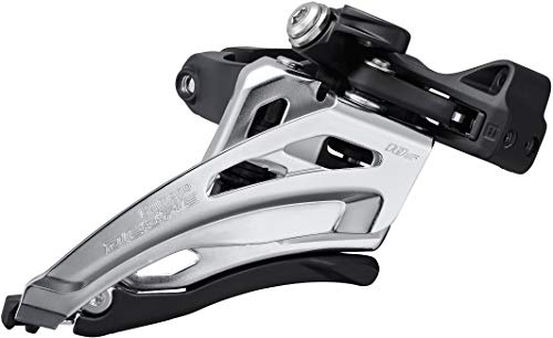 Shimano 4550170621759, Deore M4100 Derailleur 2X10S With Hose Clamp Unisex Adulto, Nero, Taglia Unica