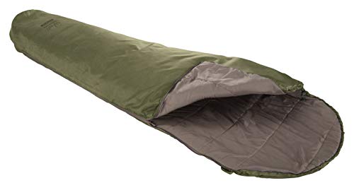 Grand Canyon Whistler 190 Sacco A Pelo Mummia Con Cappuccio Piatto E Zip All-Round - Sacco A Pelo Premium Per Campeggio All'Aperto - Limite 13° - Capu
