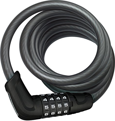 Abus Tresor 6512C/180 - Lucchetto Compatto Per Biciclette Con Codice A Combinazione Due Ruote Economiche O Come Secondario 12 Mm Livello Di Sicurezza 