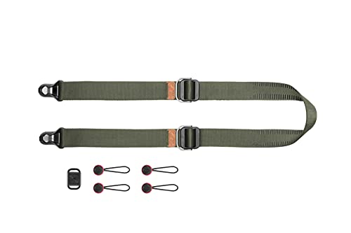 Peak Design Slide Lite Sll-Sg-3 - Tracolla Per Fotocamere Reflex, Colore Verde Salvia