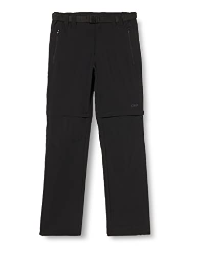 Cmp Pantaloni Zip Off Elasticizzati Da Uomo, Antracite, 50