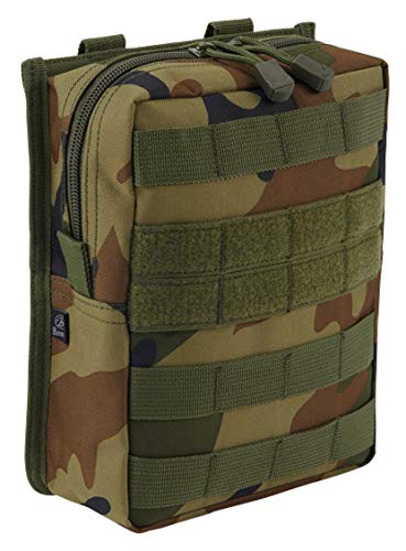 Brandit Molle Pouch Cross, Color: Woodland, Size: Os