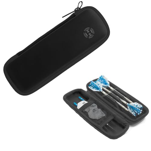 Harrows Blaze Darts Wallet, Custodia Compatta Per Freccette. Unisex-Adulto, Nero, Taglia Unica