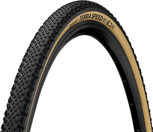 Continental Terra Speed Protection, Bicycle Tire Unisex-Adult, Black/Cream, 28", 700 X 35C, 28 X 1.35