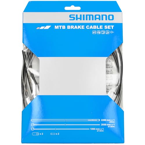 Set Guaina Per Il Freno Mtb, Nero (Schwarz),
