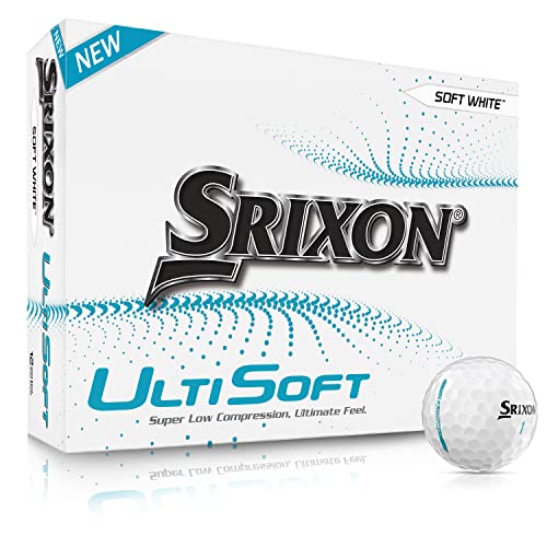 Srixon Ultisoft 4 - Dozzina Di Palline Da Golf - Sensazione Morbida - Compressione Molto Bassa - Controllo E Sensazione - Accessori Da Golf Premium E